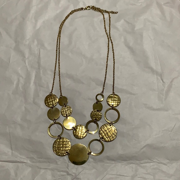 Gold circle coins necklace - Picture 2 of 2